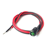 CML Innovative Technologies TA30XXXX Series Green Panel Mount Indicator, 2.3V dc, 6mm Mounting Hole Size, Lead Wires