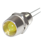 CAMDENBOSS 513 Series Yellow Panel Mount Indicator, 5V, 8mm Mounting Hole Size, Lead Wires Termination
