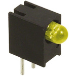 Dialight 551-0707F, Yellow Right Angle PCB LED Indicator, Through Hole 7.5 V