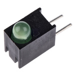 Dialight 551-1307F, Green Right Angle PCB LED Indicator, Through Hole 1.9 V