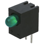 Kingbright L-93A8EWP/1GD/TG-0L, Green Right Angle PCB LED Indicator, Through Hole 2.5 V