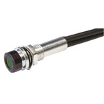 Oxley Green Panel Mount Indicator, 24V ac, 5mm Mounting Hole Size, Lead Wires Termination, IP67