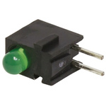Bivar H100CGD, Green Right Angle PCB LED Indicator, Through Hole 2.6 V