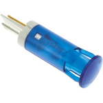 Apem Blue Panel Mount Indicator, 220V ac, 10mm Mounting Hole Size, Faston, Solder Lug Termination