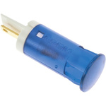 Apem Blue Panel Mount Indicator, 220V ac, 12mm Mounting Hole Size, Faston, Solder Lug Termination