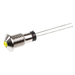 Marl Yellow Panel Mount Indicator, 2.8V, 6mm Mounting Hole Size