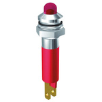 Signal Construct White Panel Mount Indicator, 230V, 8mm Mounting Hole Size, Solder Tab Termination