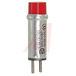 Dialight Red Neon Panel Mount Indicator, 28V, 9.53mm Mounting Hole Size