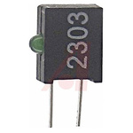 Dialight 555-2303F, Green Right Angle PCB LED Indicator 2mm (T-3/4), Through Hole
