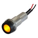 Oxley Yellow Panel Mount Indicator, 10.2mm Mounting Hole Size, IP68