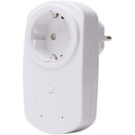 White 16 A Plug-In Mount Light Switch Arctic White, 1 Way, 1 Gang, 230 V ac IP20 1