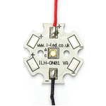 ILS ILH-ON01-TRGR-SC201-WIR200, OSLON1 PowerStar LED Array, 1 Green LED