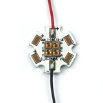 ILS ILH-ON04-RED1-SC201-WIR200., OSLON4 PowerStar LED Array, 4 Red LED