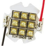 ILS ILH-OO09-NUWH-SC211-WIR200., OSLON Square 9+ PowerStar LED Array, 9 White LED (4000K)