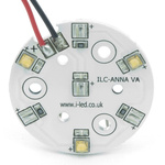 ILS ILC-ONA3-NUWH-SC211-WIR200., OSLON 80 PowerAnna Coin LED Array, 3 White LED (4000K)