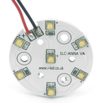 ILS ILC-ONA7-WMWH-SC211-WIR200., OSLON 80 PowerAnna Coin LED Array, 7 White LED (3000K)