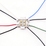 ILS ILH-OW04-RGBW-PC211-WIR200., OSLON 80 PowerStar LED Array, 4 Blue, Green, Red, White LED (6000K)