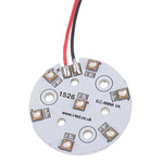 ILS ILC-ONA7-DEBL-SC211-WIR200., OSLON 80 PowerAnna Coin Circular LED Array, 7 Blue LED