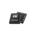 STMicroelectronics LED1202QTR LED Driver IC, -0.3 V → 6 V 20μA 20-Pin QFN