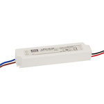 MEAN WELL LED Driver, 36V Output, 18W Output, 0 → 500mA Output, Constant Voltage