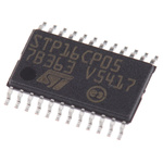 STMicroelectronics STP16CP05TTR LED Driver IC, 3 → 5.5 V ac 100mA 24-Pin TSSOP