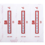 RS PRO Non-Reversible Temperature Sensitive Label, 71°C to 110°C, 8 Levels
