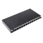 RS PRO Single Mode Fibre Optic Patch Panel With 12 Ports Populated, 1U