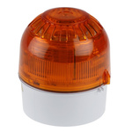 Klaxon Sounder Beacon, 110 → 230 V ac, IP65, Base Mount, 102dB at 1 Metre