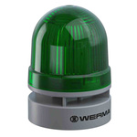 Werma EvoSIGNAL Mini Series Green Sounder Beacon, 12 V dc, Base Mount