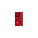 Clifford & Snell YL40 Series Red Sounder Beacon, 115 V ac, IP65, Fixed Mount, 108dB at 1 Metre