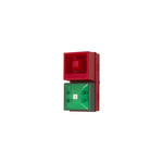 Clifford & Snell YL40 Series Green Sounder Beacon, 115 V ac, IP65, Fixed Mount, 108dB at 1 Metre