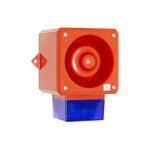 Clifford & Snell YL50 Series Blue Sounder Beacon, 230 V AC, IP66, Fixed Mount, 112dB at 1 Metre