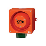 Clifford & Snell YL80 Series Green Sounder Beacon, 24 V dc, IP66, Side Mount, 116dB at 1 Metre