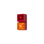 Clifford & Snell YL40 Series Amber Sounder Beacon, 24 V, IP65, Base Mount, 108dB at 1 Metre