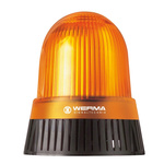Werma 430 Series Yellow Sounder Beacon, 24 V, IP65, Base Mount, 114dB at 1 Metre