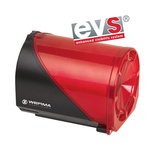 Werma 444 Series Red Sounder Beacon, 230 V, IP65, Base Mount, Wall Mount, 98dB at 1 Metre