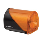 Werma 444 Series Yellow Sounder Beacon, 32 → 48 V, IP65, Base Mount, Wall Mount, 114dB at 1 Metre