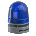 Werma 460 Series Blue Sounder Beacon, 24 V, IP65, Wall Mount, 114dB at 1 Metre