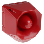 Eaton Series Red Sounder Beacon, 18 → 30 V dc, IP66, Wall Mount, 110dB at 1 Metre