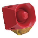 Eaton Series Amber Sounder Beacon, 18 → 30 V dc, IP66, Wall Mount, 120dB at 1 Metre