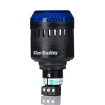 Allen Bradley 855PC Series Blue Sounder Beacon, 240 V ac, Panel Mount, 98dB at 1 Metre