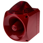 Klaxon Nexus Series Red Sounder Beacon, 10 → 60 V dc, Wall Mount, 120dB at 1 Metre
