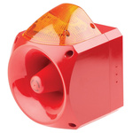 Klaxon Nexus Series Amber Sounder Beacon, 10 → 60 V dc, Wall Mount, 120dB at 1 Metre