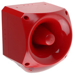 Klaxon Nexus Series Red Sounder Beacon, 110 V ac, 230 V ac, Wall Mount, 120dB at 1 Metre