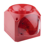 Klaxon Nexus Series Red Sounder Beacon, 10 → 60 V dc, Wall Mount, 110dB at 1 Metre