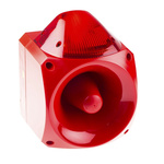 Klaxon Nexus Series Red Sounder Beacon, 110 V ac, 230 V ac, Wall Mount, 110dB at 1 Metre