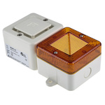 e2s SONFL1X Series Amber Sounder Beacon, 230 V ac, IP66, Surface Mount, 100dB at 1 Metre
