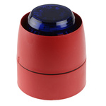 Cranford Controls Combi 32 Series Blue Sounder Beacon, 18 → 35 V dc, Surface Mount, 93dB at 1 Metre