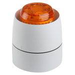 Cranford Controls Combi 32 Series Amber Sounder Beacon, 18 → 35 V dc, Surface Mount, 93dB at 1 Metre