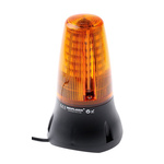 Moflash LEDA125 Series Amber Buzzer Beacon, 230 V ac, IP65, Surface Mount, 90dB at 1 Metre